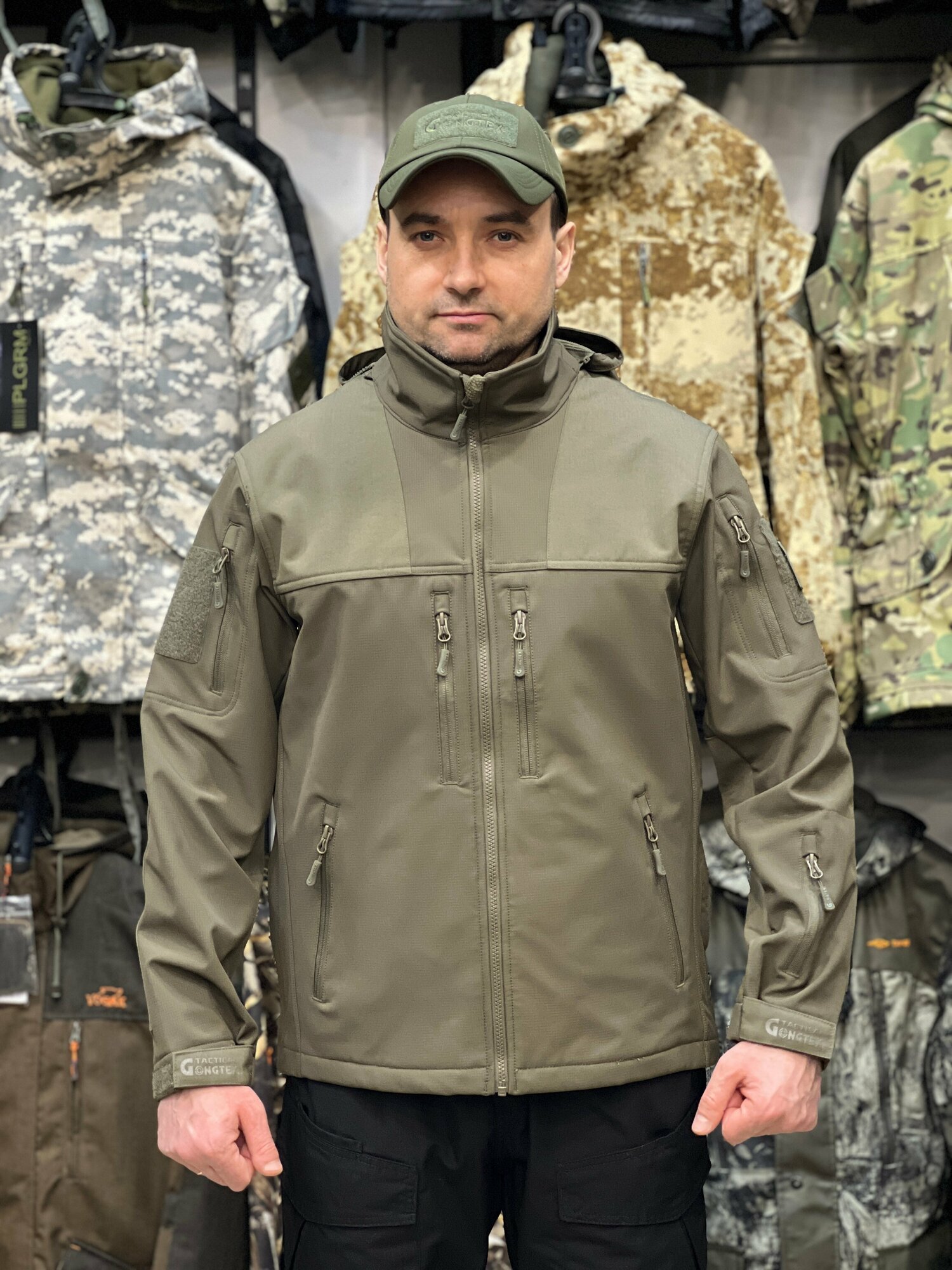 Куртка Gongtex Bolo Softshell Олива, размер XL