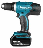 Аккумуляторная дрель-шуруповерт Makita DDF453RFE