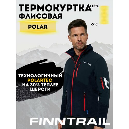 фото Толстовка finntrail, размер s, черный