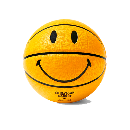 Chinatown Market Smiley Basketball Yellow