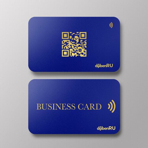 NFC-визитная карточка синяя Business Card от Dijiben