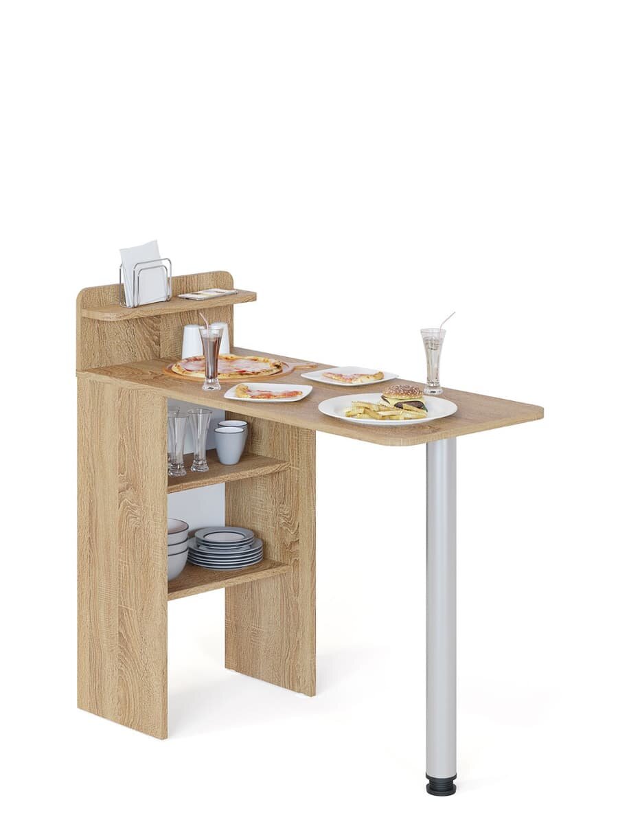 фото СП-19 Стол маникюрный складной (31-100х45х92) (ЛДСП белая)