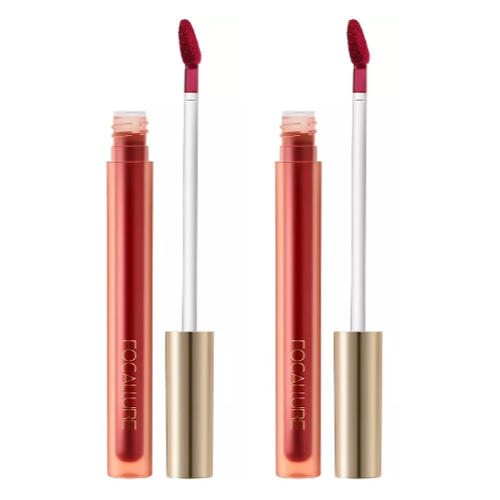 Тинт для губ сияющий Focallure Airy Watery Lip Glaze, тон S01, 1,8 г, 2 шт.