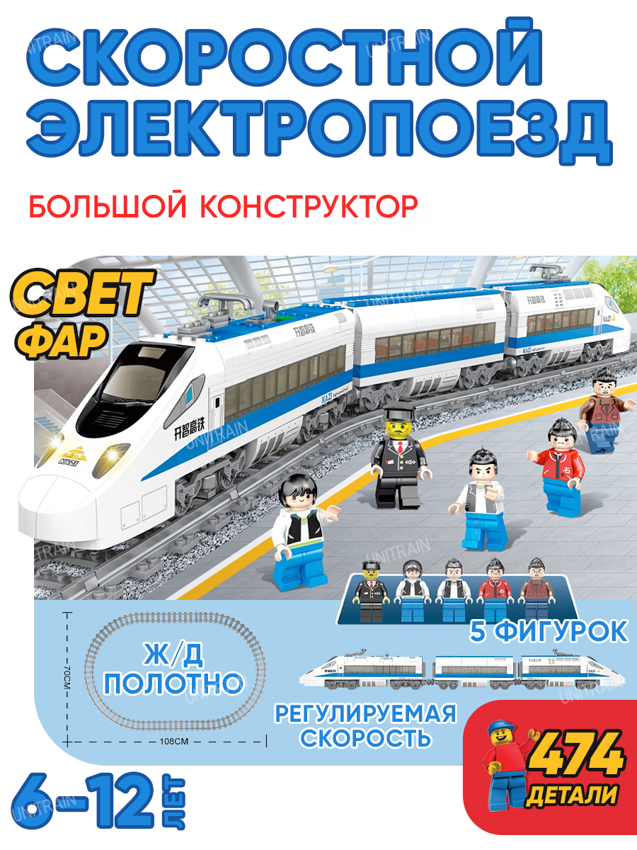 фото Конструктор Скоростной пассажирский поезд, сапсан