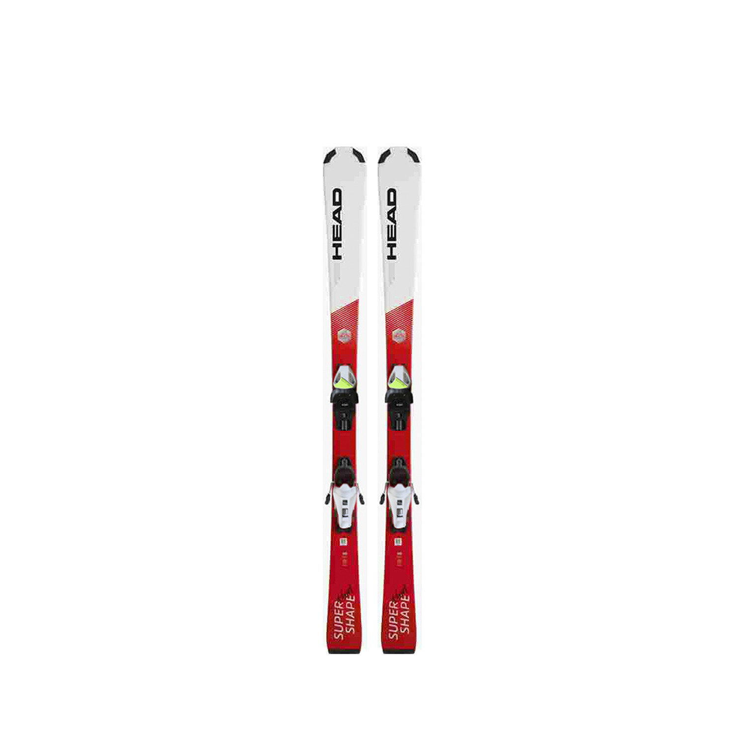 Горные лыжи Head Supershape JRS Feuz White/Red + JRS 7.5 GW 22/23