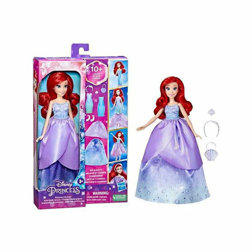 Hasbro Кукла Дисней Принцесса Гламурная Ариэль Hasbro F46245X0 кукла disney princess принцесса ариэль с аксессуарами