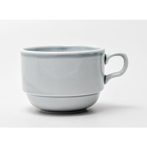 Чашка чайная Акварель (светло-серый) Браво