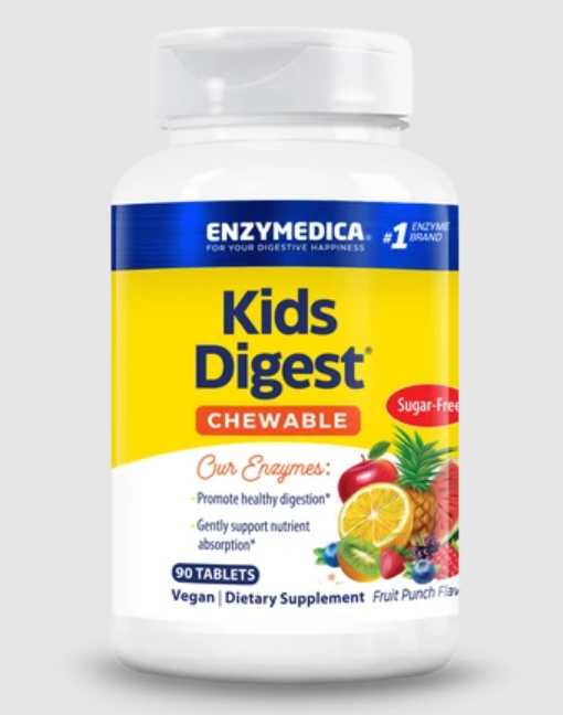 Enzymedica Kids Digest Chewable (Пищеварительные ферменты для детей) 90 жевательных таблеток (Enzymedica)