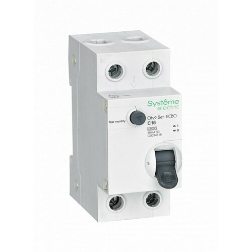 Systeme Electric City9 Set . . .  () 1P+N  16 4.5kA 30 -A 230 C9D34616 (7 .)