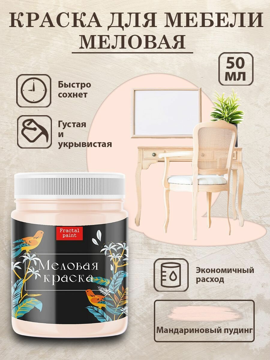 Меловая краска Fractal Paint для мебели 