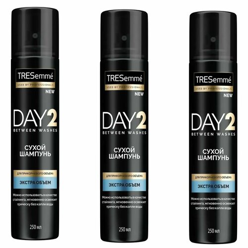 Tresemme Сухой шампунь Объём, 250мл, 3 уп