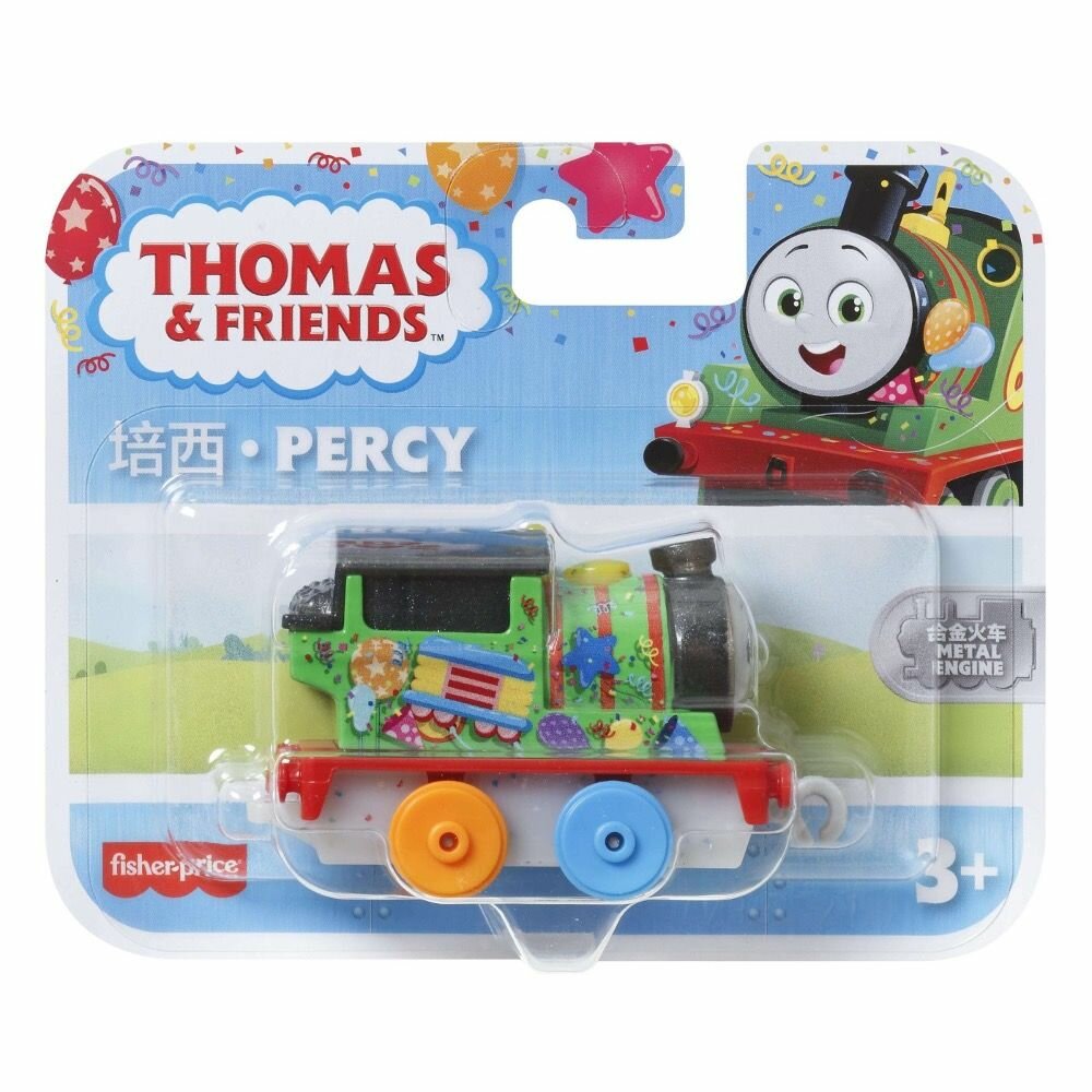HMC34 Паровозик Thomas & Friends металлический герои мультфильмов Томас и его друзья Percy