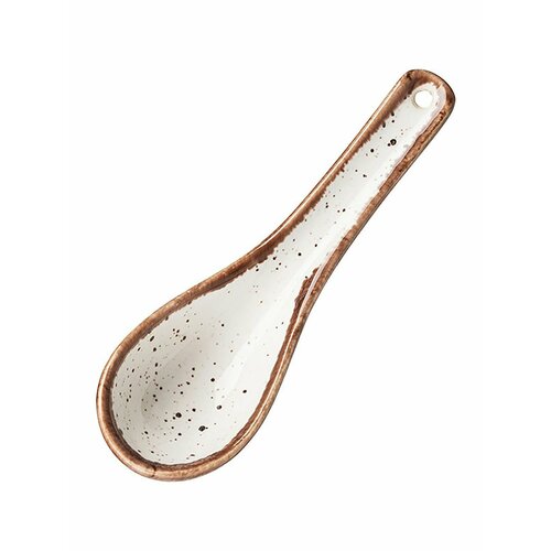 Ложка для мисосупа Борисовская Керамика Punto Bianca фарфоровая 14 см 1139₽