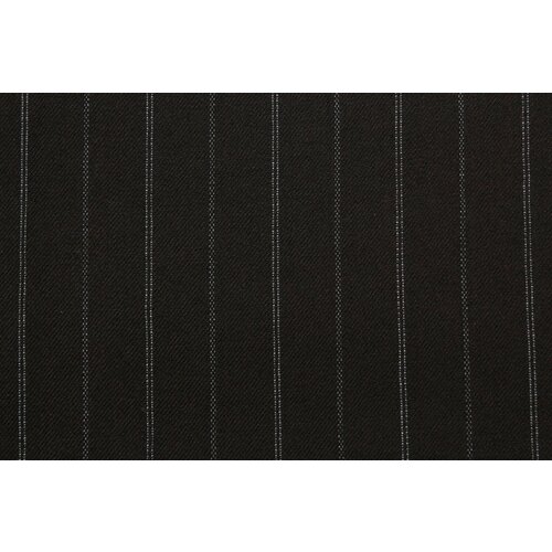 Ткань Шерсть-фланель Marlane коричневая в серую двойную полоску, ш77см, 0,5 м