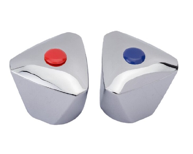 фото Ручки для смесителя (маховики) Люсия квадрат 7х7 пара, пластик