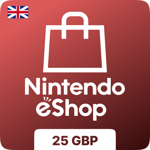 Подарочная карта Nintendo eShop (Великобритания) - 25 GBP