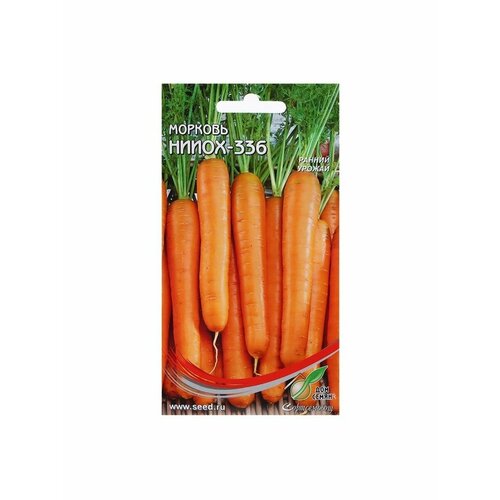 5 упаковок Семена Морковь Нииох 336 12, 1650 шт морковь нииох 336 5 пакетов по 2гр