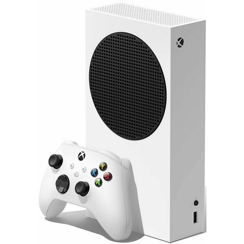 Игровая приставка Microsoft Xbox Series S c кабелем питания (евровилка), 1883, белый (RRS-00015)