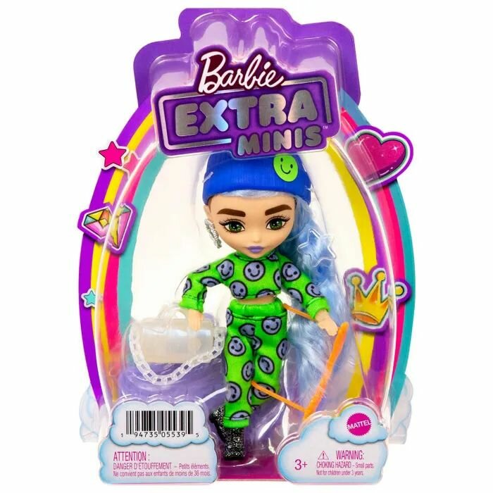 Кукла Barbie Экстра Минис 3 HGP65 Extra Minis