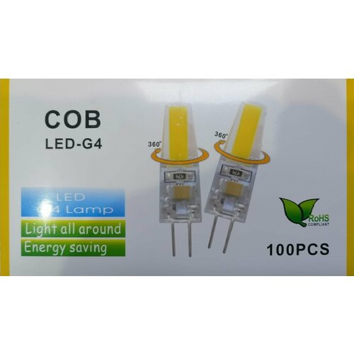 Лампочка светодиодная СОВ LED G4, 3Вт, 6500К (10шт)