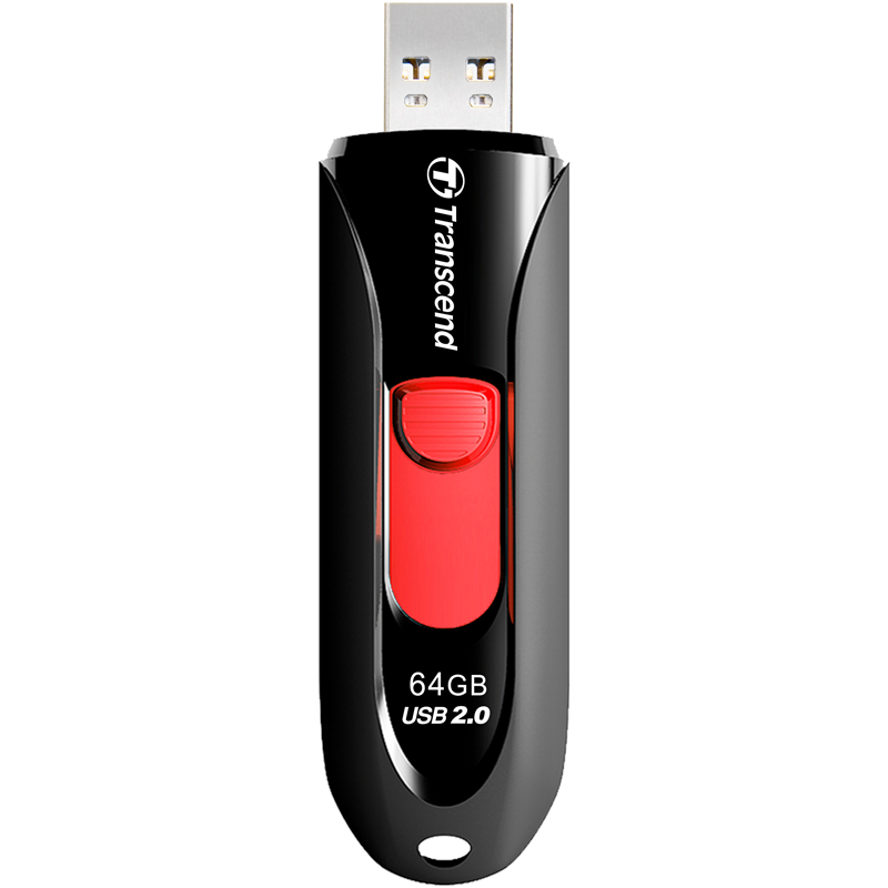 USB-накопитель Transcend JetFlash 590 64 ГБ, черный