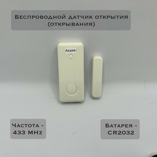 Датчик открытия для охранной системы (беспроводной) tugard g20 wifi gsm домашняя система охранной сигнализации комплект охранной пожарной сигнализации с бытовым 433 мгц беспроводной детектор дыма