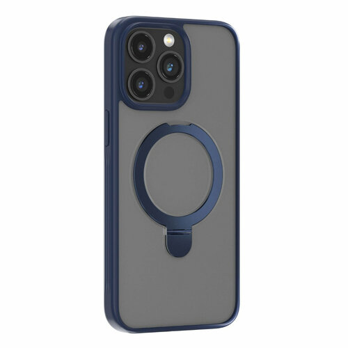 Чехол-накладка Devia Delight Series Magnetic Case для iPhone 15 Pro Max (Цвет: Blue) чехол противоударный devia guardian series shockproof case для iphone 13 pro max черный