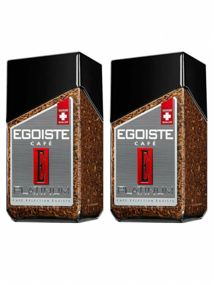 Egoiste Platinum кофе растворимый 100 гр упаковка 2 штуки (710493)