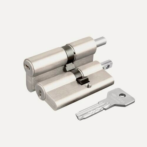 Изображение товара Цилиндровый механизм под вертушку Cisa ASIX OE302-85.12 (80 мм/40+10+30В), Никель