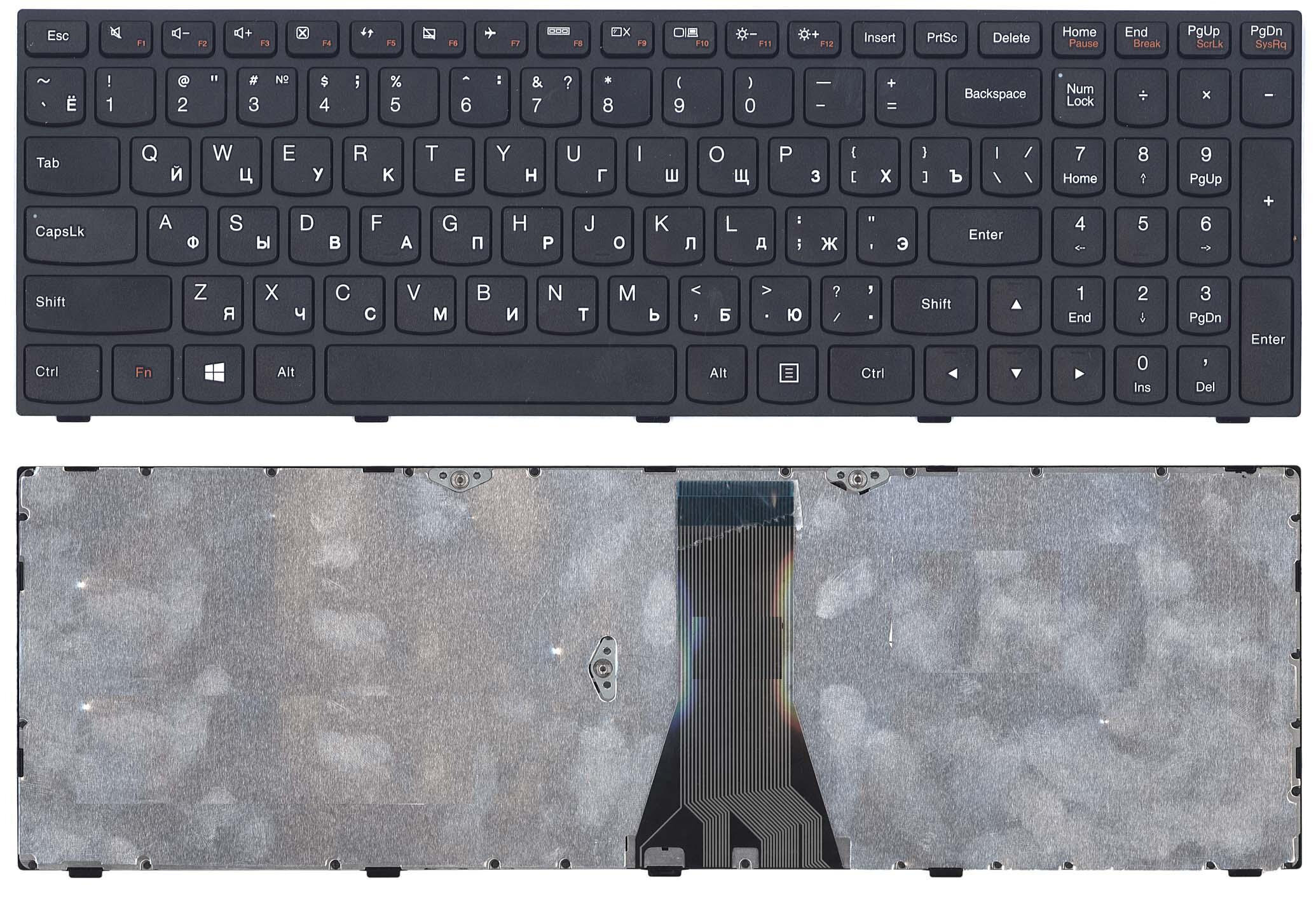 Клавиатура для ноутбука Lenovo G50-30 G50-70 Z50-70 p/n: 25214725, MP-13Q13US-686, MP-13Q1, T6G1-US