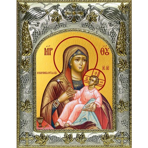 Икона Козельщанская икона Божией Матери икона божией матери козельщанская в раме 12х14