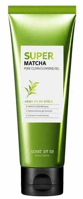 Гель для умывания с чаем матча Some By Mi Super Matcha Pore Clean Cleansing Gel