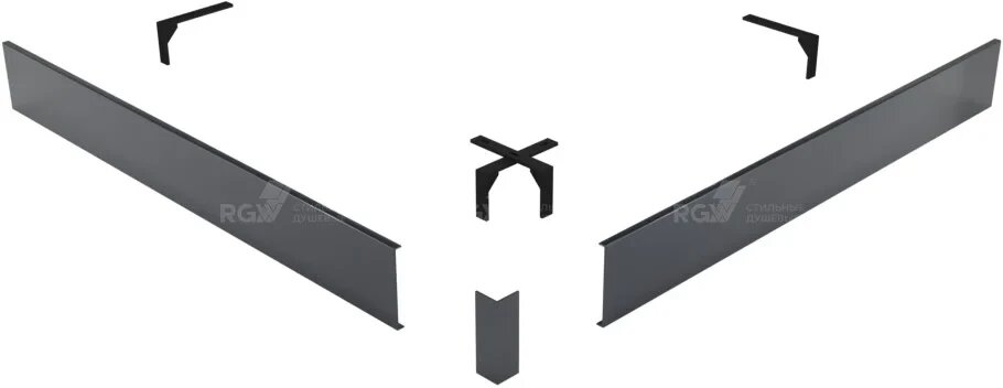 Панель для поддона 100x100 см RGW Stone Tray N/ST-01G 50231500-02