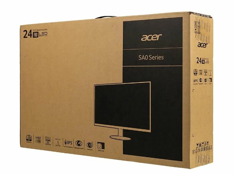 Монитор 23.8" Acer SA240YAbi черный IPS 1920x1080 250 cd/m^2 4 ms DVI HDMI VGA UM.QS0EE.A01 - фото №14