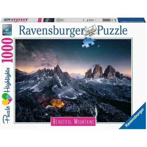 Пазл для взрослых Ravensburger 1000 деталей: Три вершины. Доломитовые Альпы пазл ravensburger двери со всего мира 1000 элементов