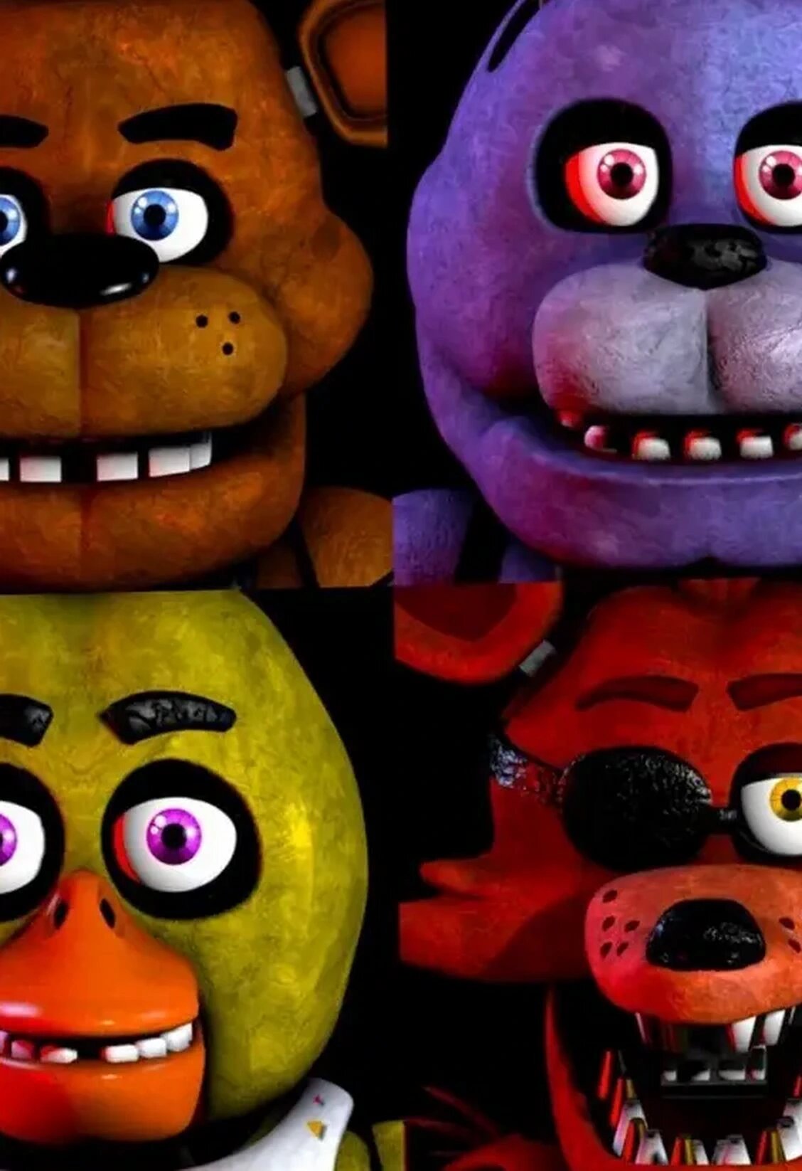 Плакат постер Five Nights at Freddys. Мишка Фредди. Пять ночей с Фредди на бумаге размер 21х30см