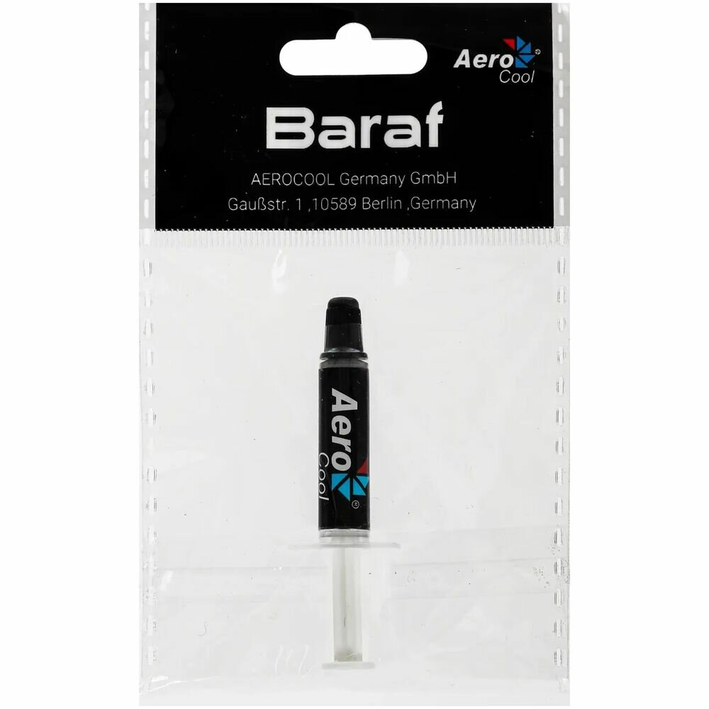 Термопаста AEROCOOL Baraf тюбик, 1г [baraf tube 1gr] - фото №15