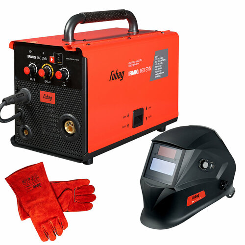 Сварочный комплект Fubag - Полуавтомат IRMIG 160 SYN Маска Краги 3631000₽