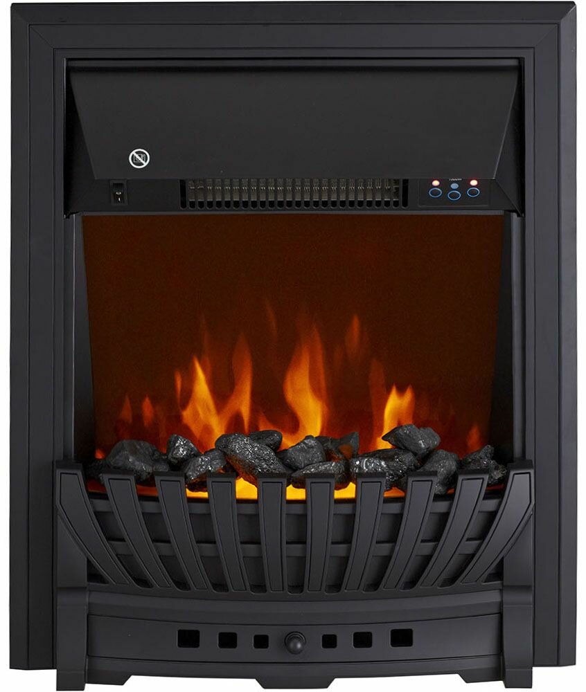 фото Электрический камин Jazz BL 18 FS, распашная дверца, обогрев, звуковой эффект, пульт ДУ (мини-камин, электропечь)