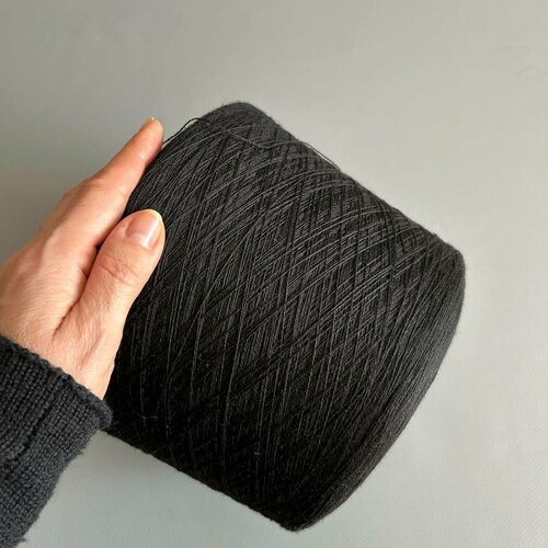 Пряжа итальянская бобинная, 1400м/100г мериносовая шесть 100%