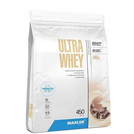 Maxler Ultra Whey 450 гр пакет (Maxler) Шоколад