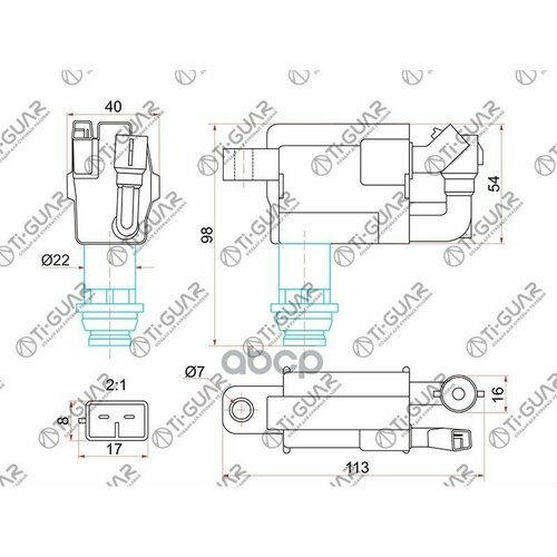Катушка Зажигания Tg-90919-02216 Tiguar 1Jz 2Jzge Toyota Jzx10 96-00 1Jz Jzx11 00- 2Jzge Jce1 01- 1Jzge 2Jzge J 5380₽
