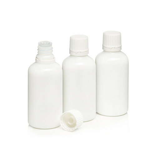 Дорожный флакон , 3 шт., 50 мл, белый