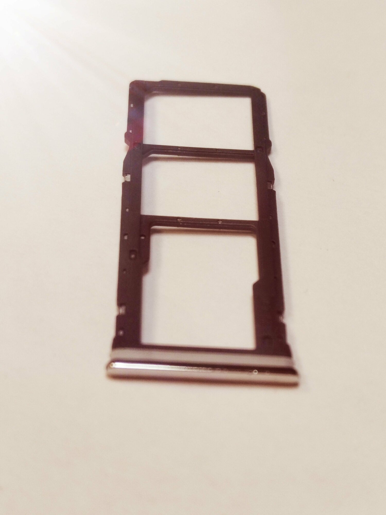 Сим лоток xiaomi note 8t бело-серебристый — фото 1