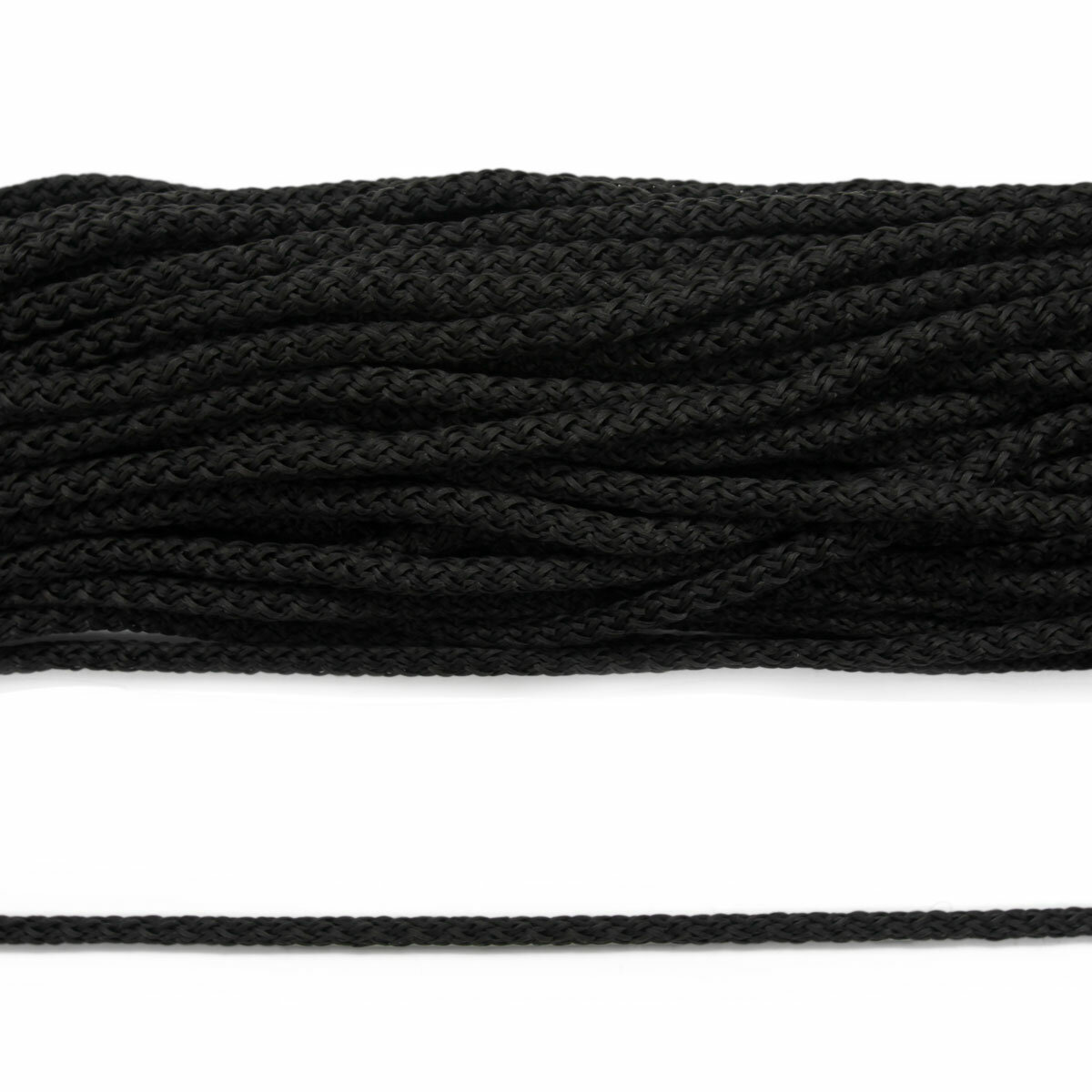 Шнур плетеный 6 мм*100 м, полипропилен (6-02 черный)