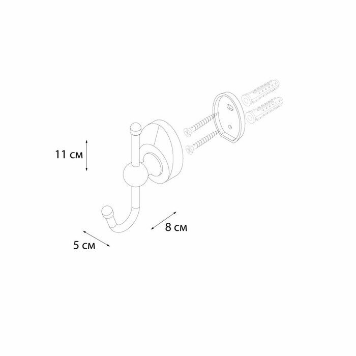 Крючок для полотенец Fixsen - фото №15