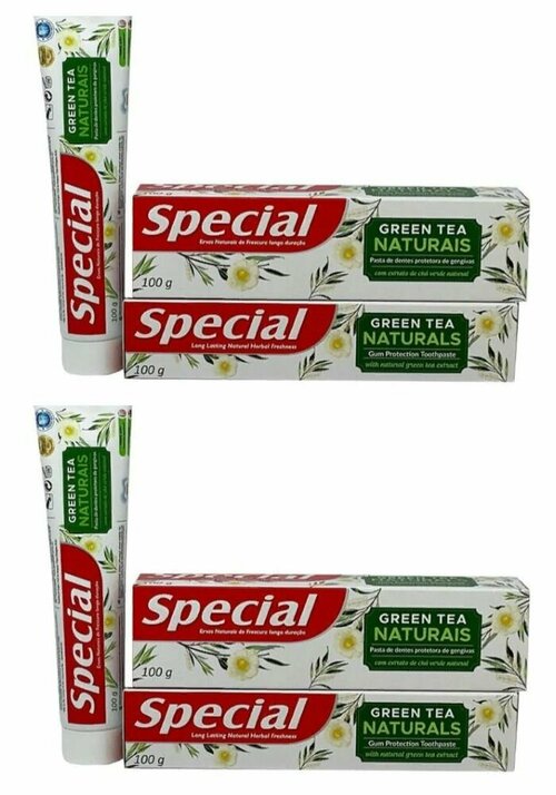 Special Зубная паста Grean Tea, зеленый чай, 100 г, 2 шт.