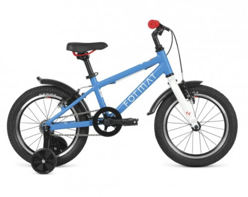Детский велосипед Format Kids 16 (16" 1 ск.) 2022, синий матовый