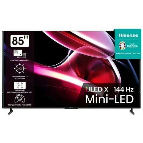 Телевизор LED Hisense 85 85UXKQ темно-серый 4K Ultra HD 33228300₽