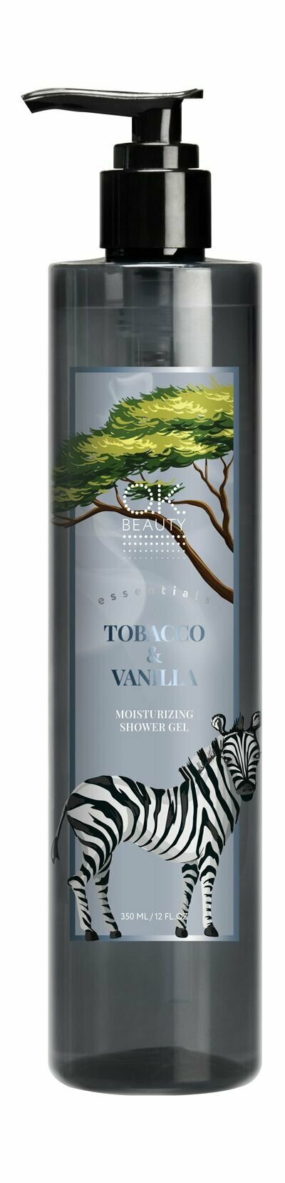 Увлажняющий гель для душа с ароматом табака и ванили / O.K.Beauty Essentials Tabacco&Vanila Moisturizing Shower Gel